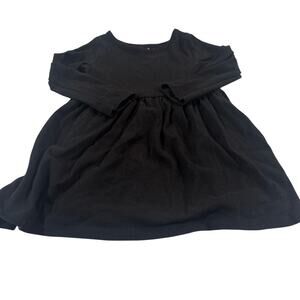 Cat & Jack Toddler Girl 2T Black Long Sleeve Dress